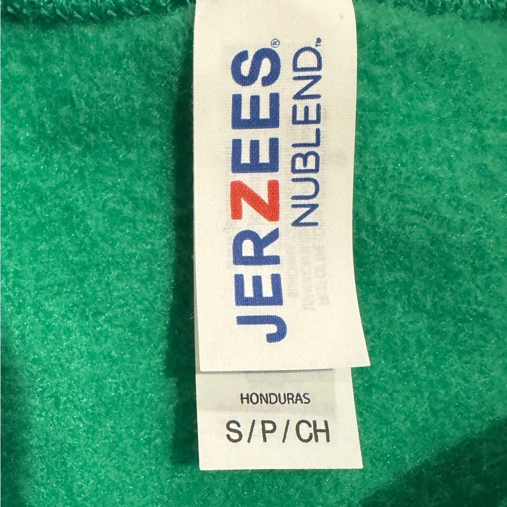 Jerzees Green Crewneck Holiday Sweater - Picture 2 of 5